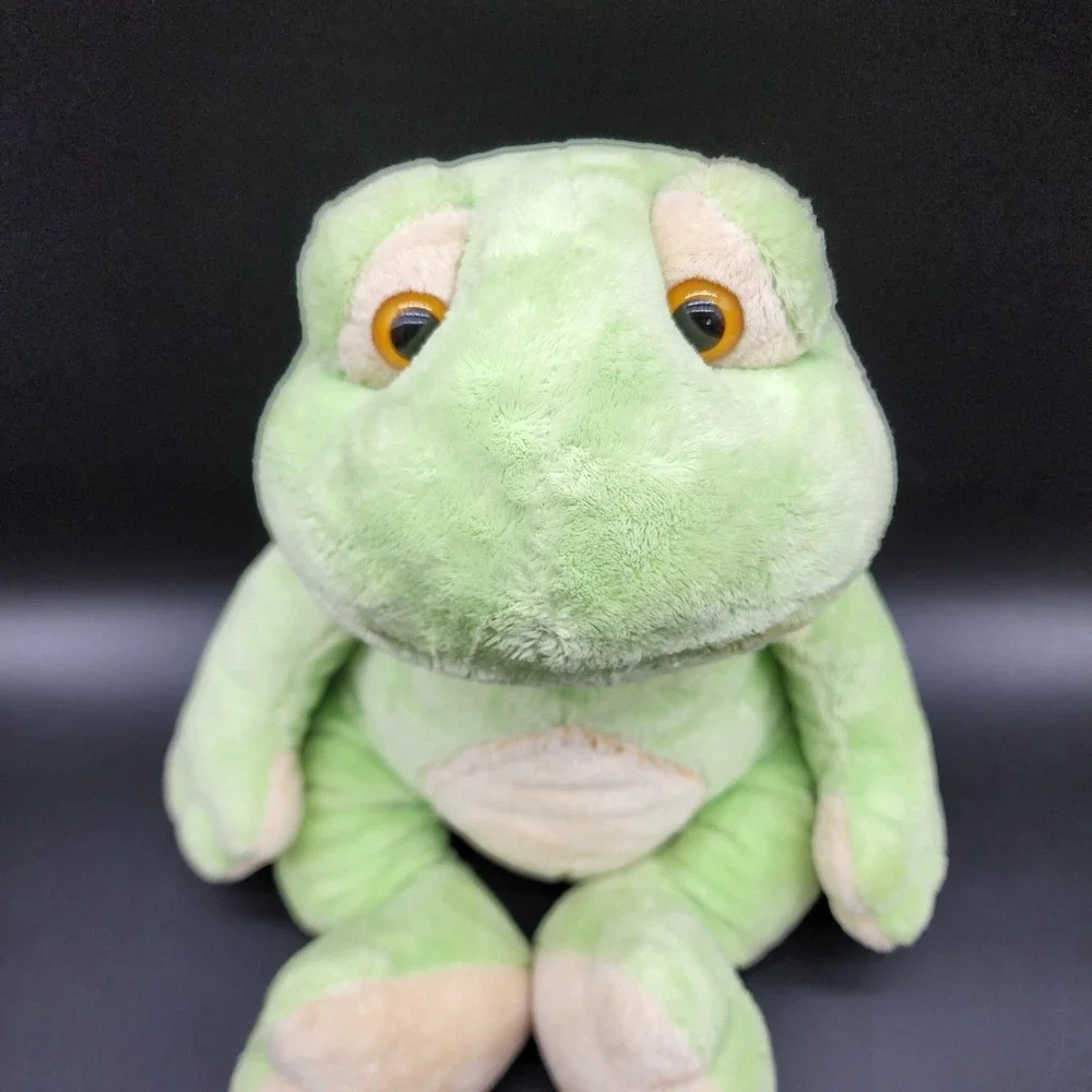 Russ Baby Green Paddles Frog Plush‎ Soft Stuffed Animal Toy Cottagecore Nursery